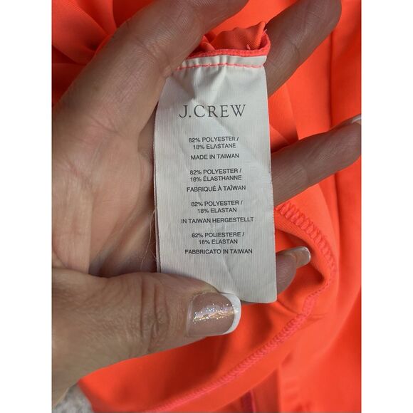 J. Crew Rashguard Women - Size XS - Orange - Picture 5 of 6